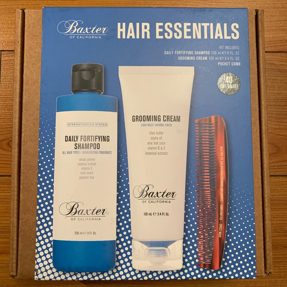 Baxter hair products for men